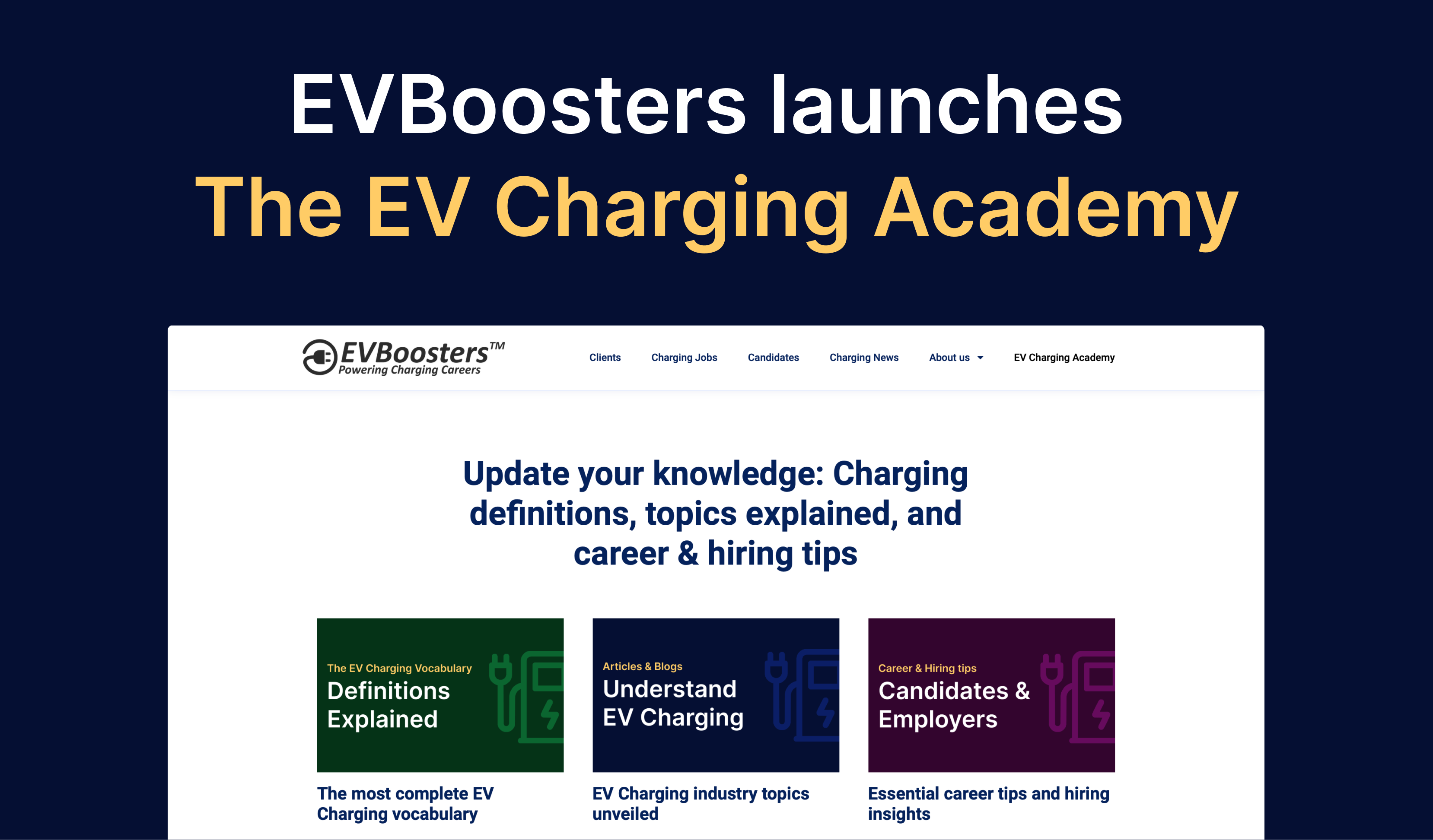 evboosters launches the ev charging academyv3